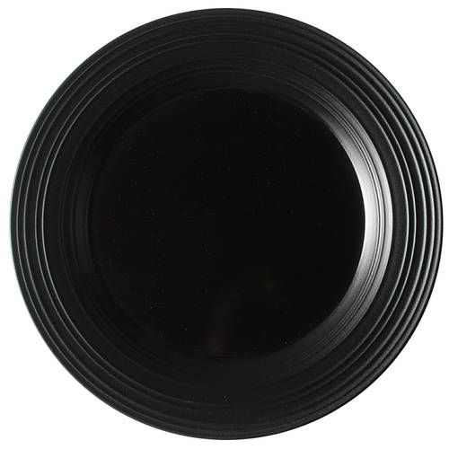 Swirl Black 12" Chop Plate (Round Platter)