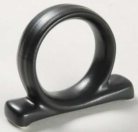 Swirl Black Napkin Ring