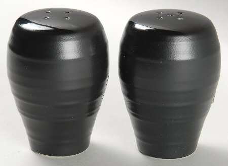 Swirl Black Salt & Pepper Set