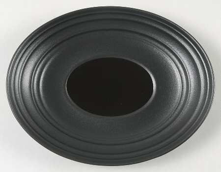 Swirl Black Underplate for Gravy Boat