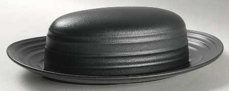 Swirl Black 1/4 Lb Covered Butter
