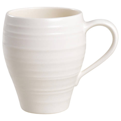 Swirl White Mug by Mikasa