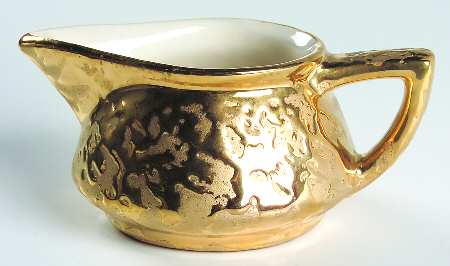 Golden Brocade Creamer by Nelson McCoy