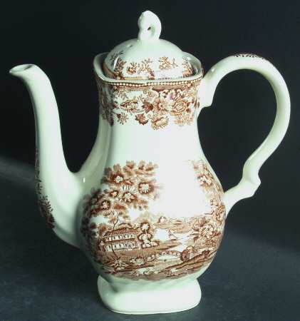 Mandarin Coffee Pot & Lid