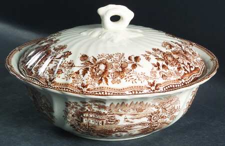 Mandarin Round Covered Vegetable