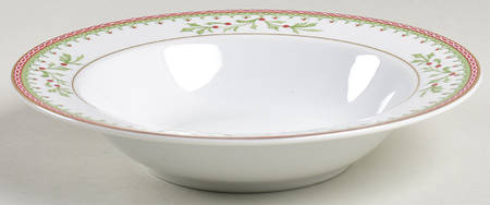 Holiday Traditions Rim Fruit/Dessert (Sauce) Bowl