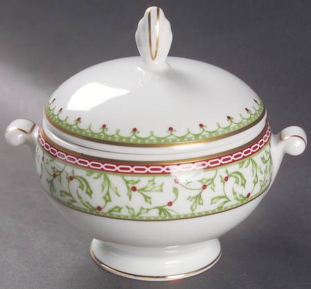 Holiday Traditions Sugar Bowl & Lid