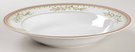 Holiday Traditions Rim Soup Bowl