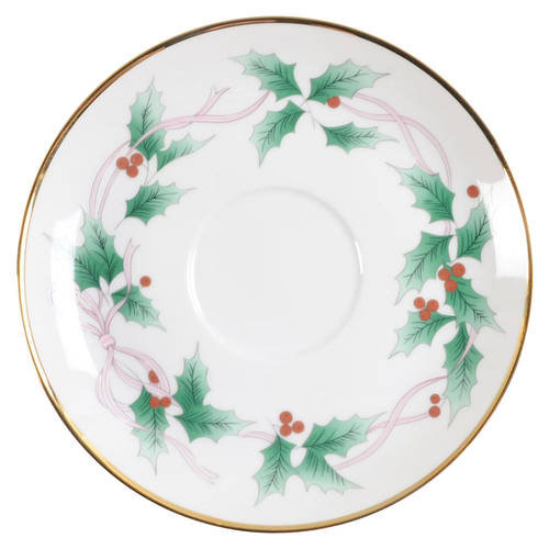 Christmas Holly Saucer