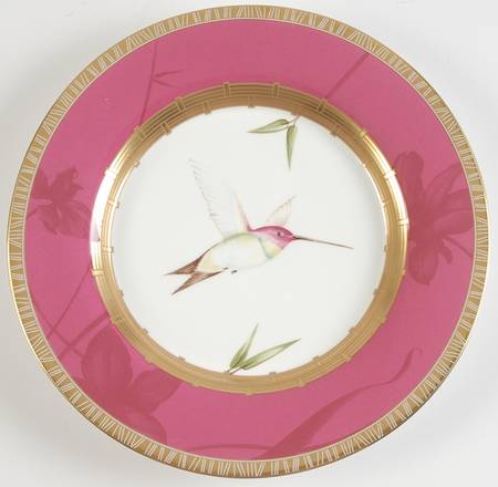 Orchid Salad Plate/Gravy Boat Stand