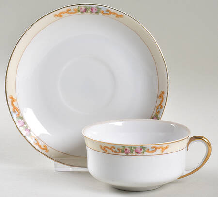 MEI1009 Flat Cup & Saucer Set by Meito