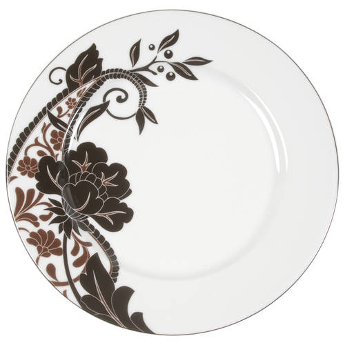 Cocoa Blossom Accent Salad Plate