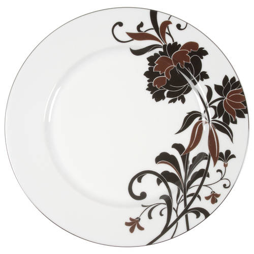 Cocoa Blossom Accent Salad Plate