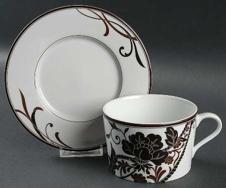 Cocoa Blossom Cappuccino Cup & Saucer Set