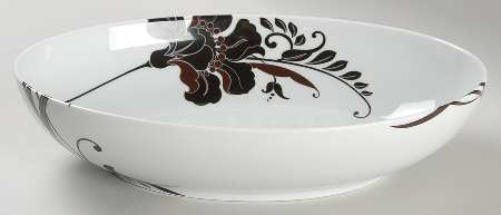 Cocoa Blossom 10" Oval Vegetable Bowl