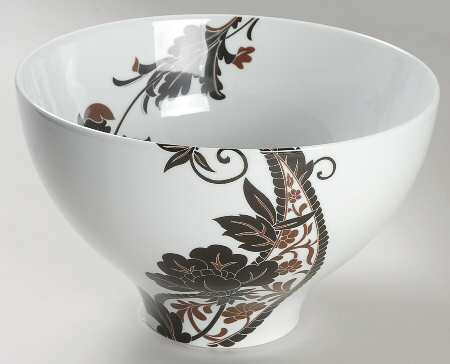 Cocoa Blossom 9" Salad Serving Bowl