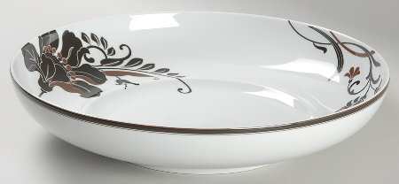Cocoa Blossom 11" Pasta Serving Bowl