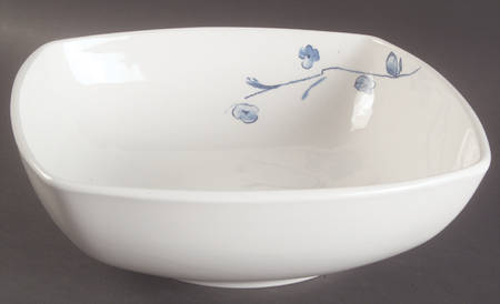 Wispy Floral 9" Square Vegetable Bowl