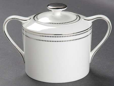 Chelsea Platinum Sugar Bowl & Lid