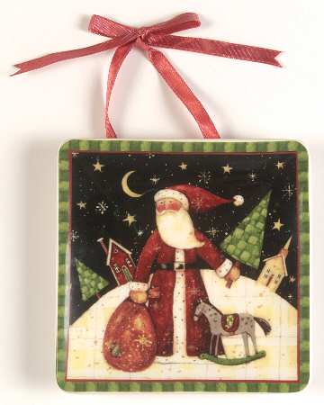 Primitive Christmas Wall Plate