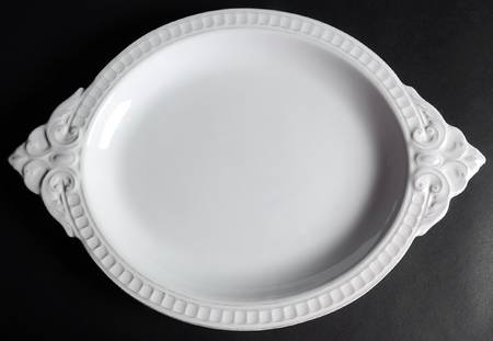 Venice White 15" Oval Serving Platter