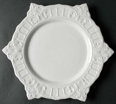 Venice White Service Plate (Charger)
