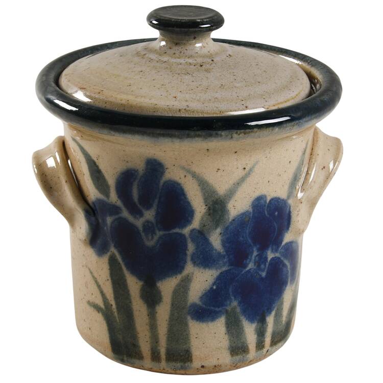 Iris Sugar Bowl & Lid