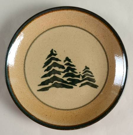 Pine Tree Luncheon Plate