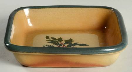 Holly 9" Square Vegetable Bowl