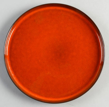 Red Orange Salad Plate
