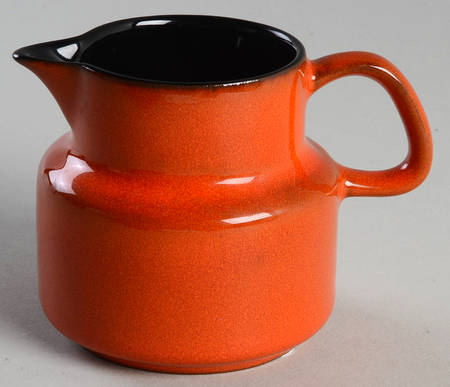 Red Orange Mini Creamer