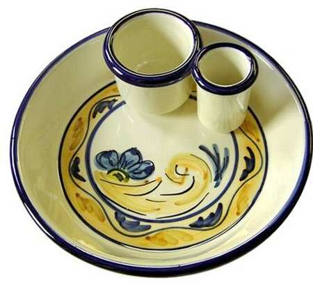 Sevilla Olive Set-3 Pc(Olive Dish,Toothpick & Pit Holders) by Myson
