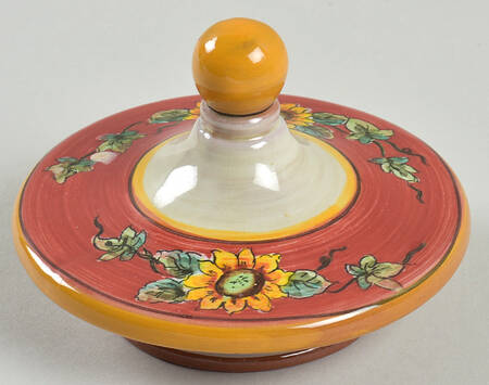 Red Rooster Lid for Small Canister