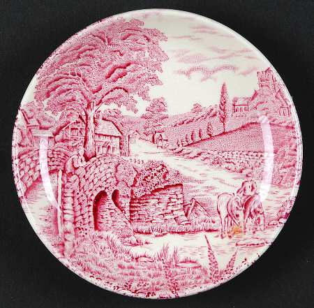 England's Charm Red by Myott Staffordshire