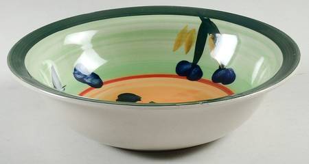 Blueberry Harvest Soup/Cereal Bowl by Moda Fina