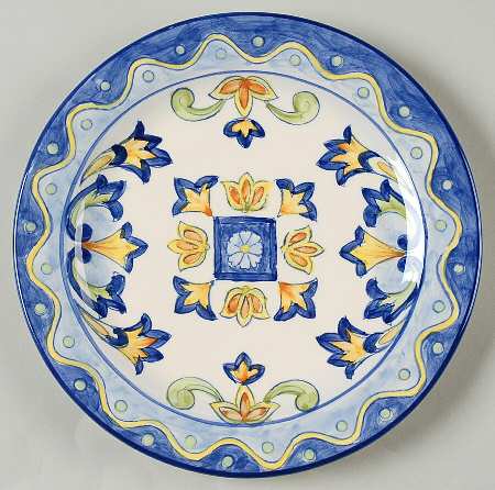 Blue Talavera Salad Plate