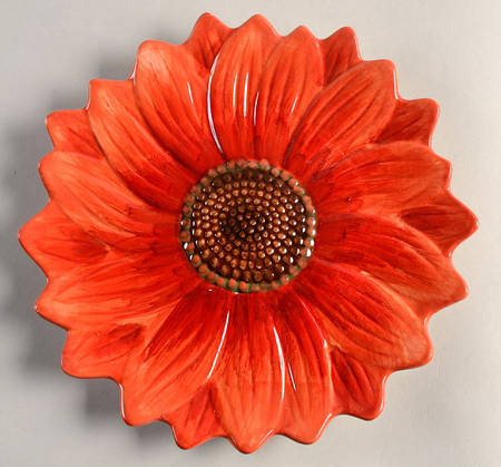 Flowers Salad Plate