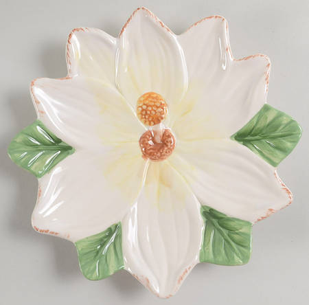 Flowers Salad Plate