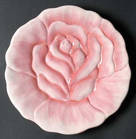 Flowers Salad Plate