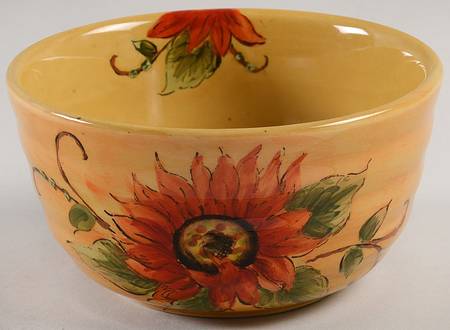 Golden Sunflower Soup/Cereal Bowl