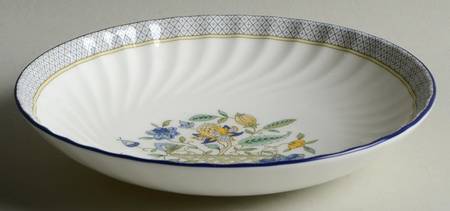 Haddon Hall Trellis Blue 6" Individual Pasta Bowl