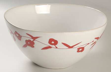 Dahlia 9" Round Vegetable Bowl