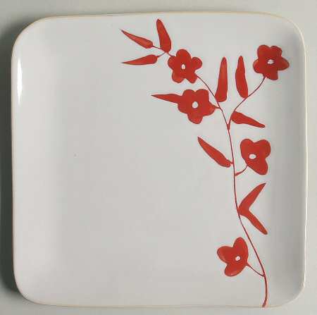 Dahlia Square Salad Plate