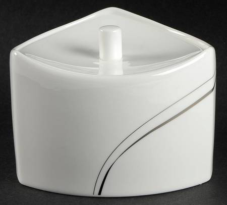 Modernist Black Sugar Bowl & Lid