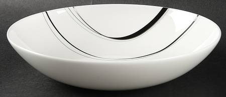 Modernist Black Coupe Soup Bowl