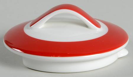 Circle Chic Red Lid for Teapot