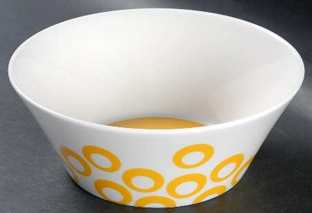 Circle Chic Yellow Soup/Cereal Bowl