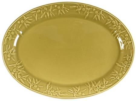 Oliva Green 15" Oval Serving Platter
