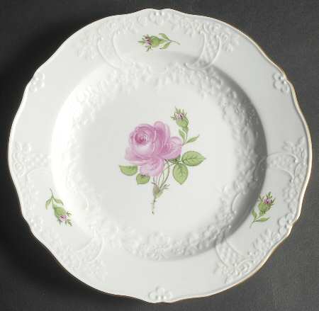 Rose Pink (Embossed) by Meissen (Germany)