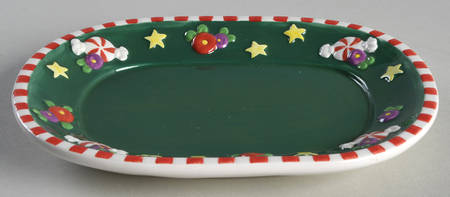 Merry Christmas Underplate for Gravy Boat